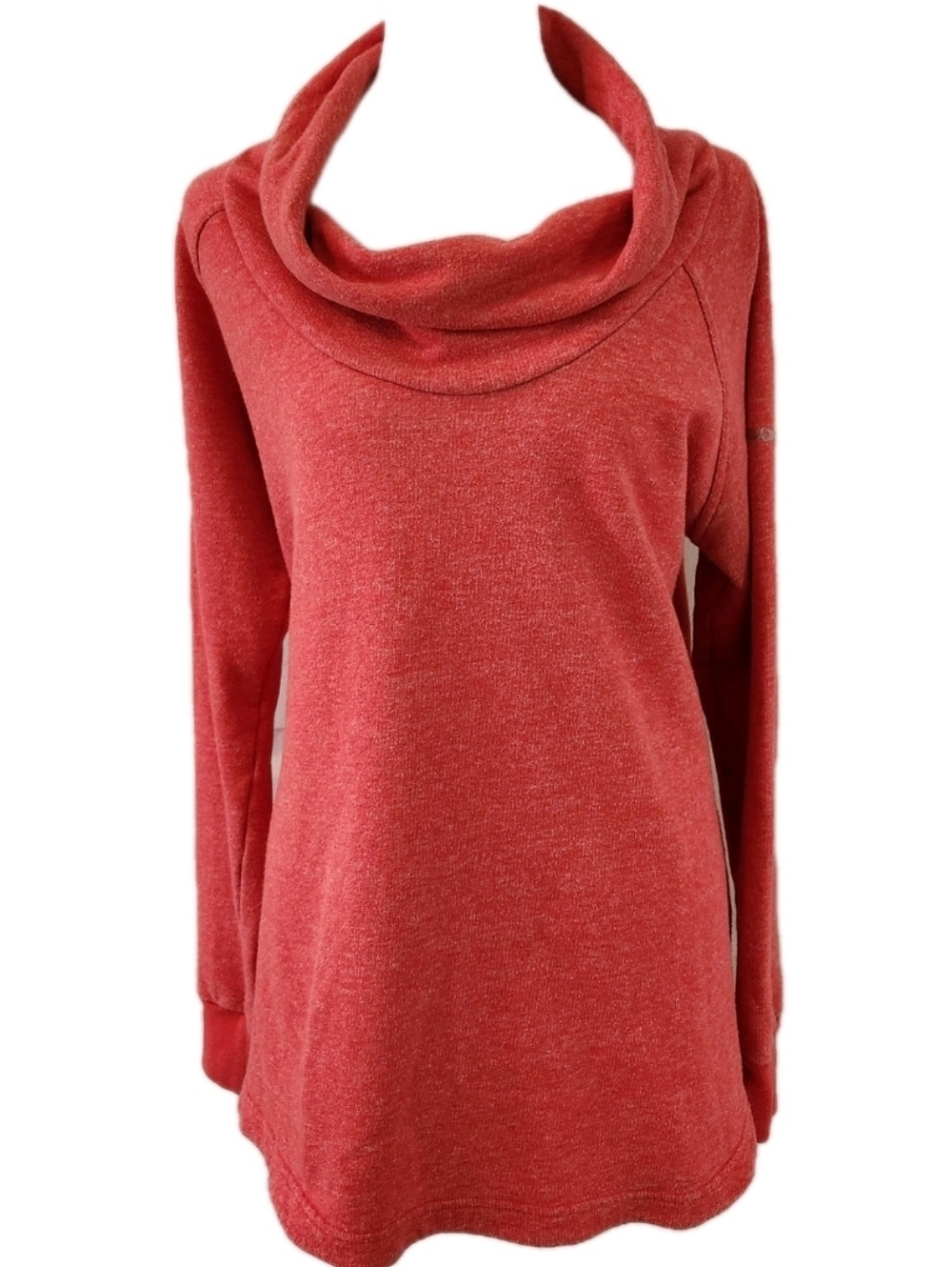 Columbia Size XL Pink Coral Cowl Neck Pullover